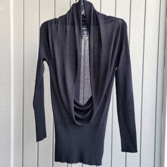 Mixit Sweaters - Mixit | Plunging Cowl Neck Lightweight Sweater EUC | Women's M